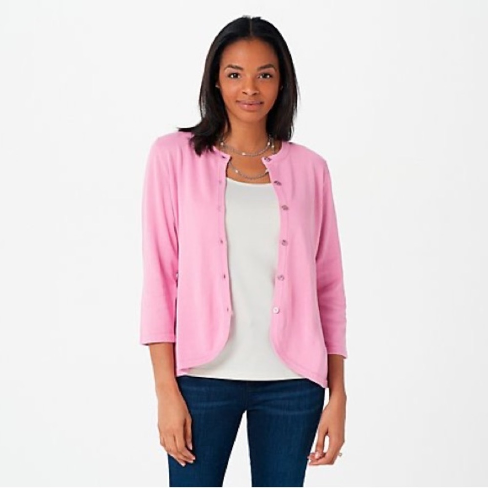 Isaac Mizrahi 3X sweater color Lilac Chiffon ( looks more pink)